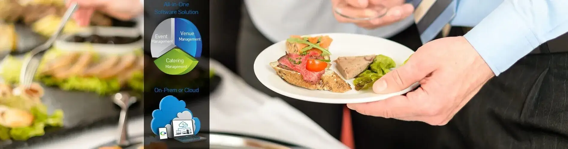 EventPro catering management features for menu planning and staffing coordination